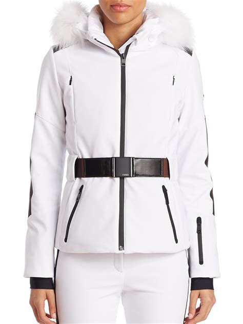 fendi jacket white|fendi jacket women.